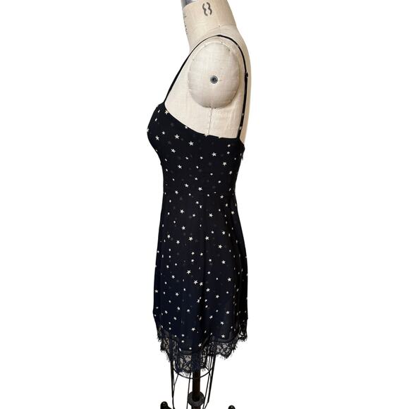 Reformation Lisa Star Pattern Slip Dress Size 2 - Picture 3 of 6
